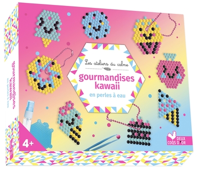 Image de Gourmandises kawaii en perles à eau - coffret avec accessoires