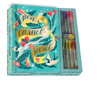 Picture of Les ateliers de Manon Bucciarelli - Mon carnet secret - coffret avec 8 mini feutres pailletés