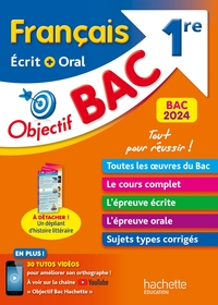 Picture of Objectif BAC 2024 - 1re Français écrit et oral