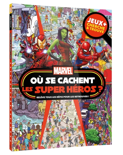 Image de MARVEL - Où se cachent les Super Héros ? - Jeux + Cherche et trouve