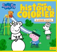 Picture of Peppa Pig - Mon histoire à colorier - La grande course