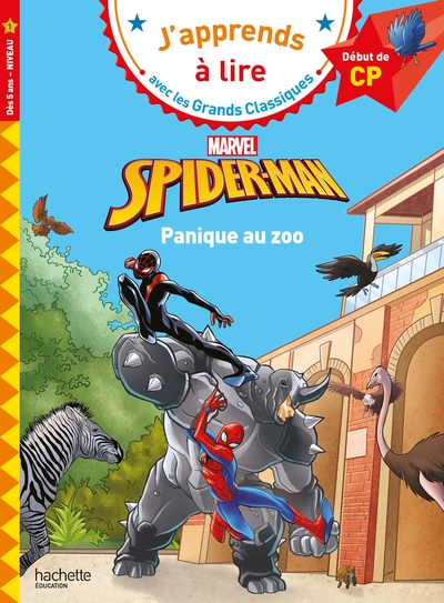 Image de Disney - Marvel - Spider-Man Panique au zoo, CP Niveau 1