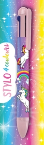 Picture of Stylo 4 couleurs licornes