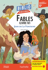 Picture of BiblioCollège Fables, livre IV, Jean de La Fontaine