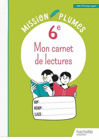Picture of Mon Carnet de lectures 6e - Cahier élève - Ed. 2023