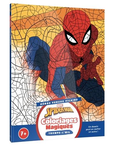 Picture of SPIDER-MAN - Coloriages magiques - Trompe-l'oeil (7+) - Héros contre Vilains - MARVEL