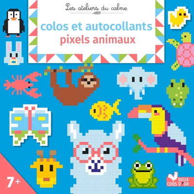 Picture of colos et autocollants pixels animaux