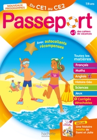 Picture of Passeport - Du CE1 au CE2 7/8 ans - Cahier de vacances 2025