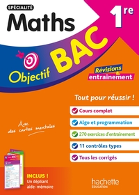Image de Objectif BAC 1re spécialité Maths BAC 2025