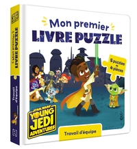 Picture of LES AVENTURES DES PETITS JEDI - Mon Premier livre puzzle -Travail d'équipe - STAR WARS
