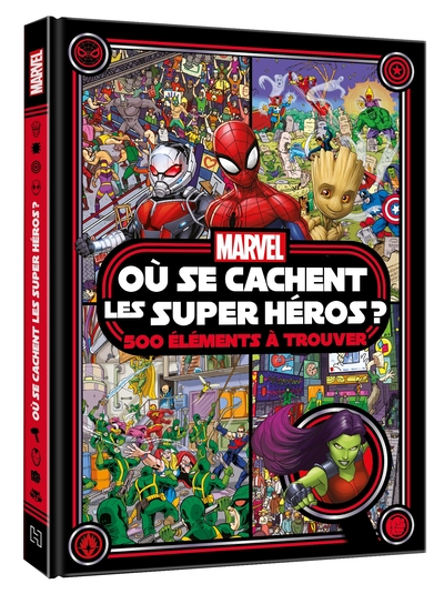 Image de MARVEL - Où se cachent les Super Héros ? 500 éléments à trouver - Cherche et trouve