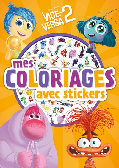 Picture of VICE-VERSA 2 - Mes Coloriages avec Stickers - Disney Pixar