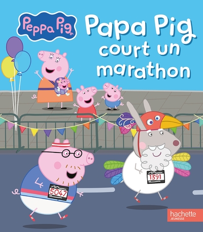 Picture of Peppa Pig - Papa Pig court un marathon