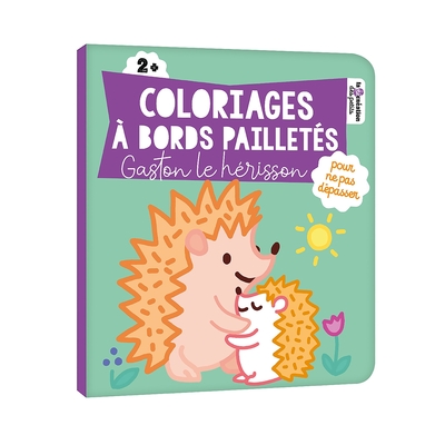 Picture of Coloriages à bords pailletés - Gaston le hérisson