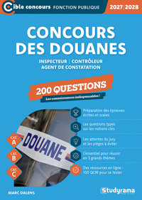 Picture of Concours des douanes – 200 questions (Catégories A, B et C – Édition 2027-2028)