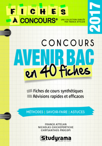 Picture of Concours avenir bac en 40 fiches 2017