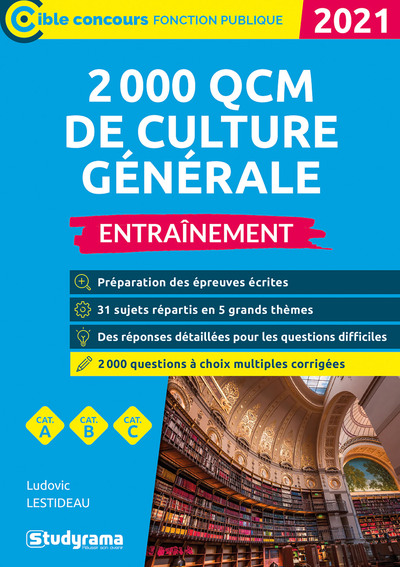 Image de 2000 QCM de culture générale - Entraînement