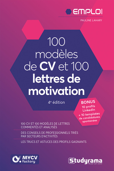 Picture of 100 modèles de CV et 100 lettres de motivation