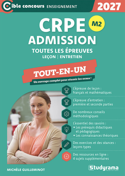 Picture of CRPE – Admission – Toutes les épreuves – Tout-en-un – M1