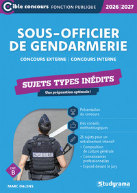 Picture of Sous-officier de gendarmerie – Sujets types inédits (Catégorie B – Concours 2026-2027)