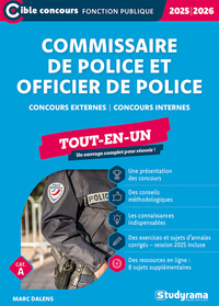 Picture of Commissaire de police et officier de police – Tout-en-un (Catégorie A – Concours 2025-2026)