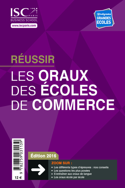 Image de Réussir les oraux des écoles de commerce