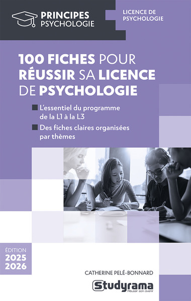 Image de 100 fiches pour réussir sa licence de psychologie