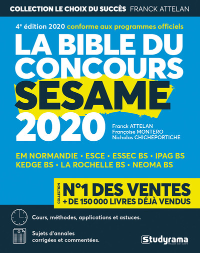 Picture of La bible du concours sésame 2020