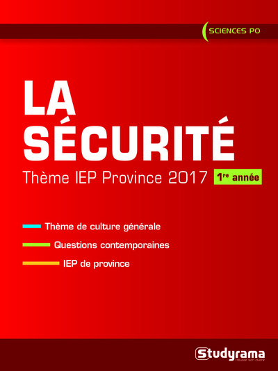 Picture of La sécurité : Thème iep province 2017 1ere année