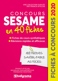 Picture of Concours sésame en 40 fiches