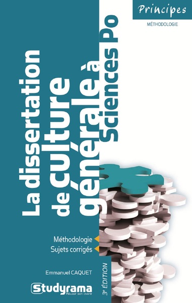 Picture of La dissertation de culture générale à Sciences Po