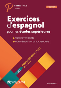 Picture of Exercices d'espagnol pour les études supérieures