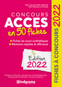 Image de CONCOURS ACCES EN 50 FICHES