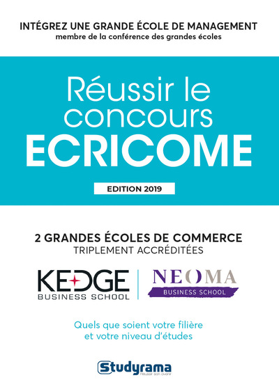 Picture of Concours ecricome prépa annales corrigées 2019