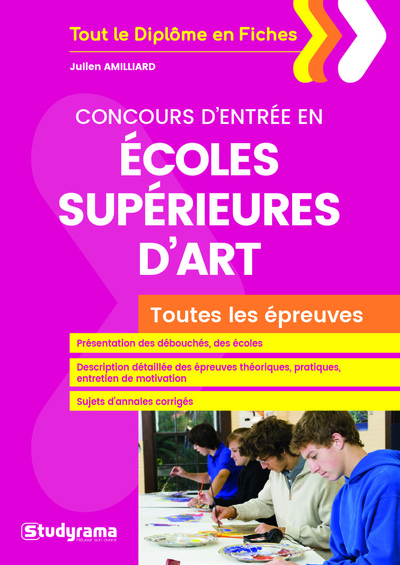 Image de Concours d'entrée en écoles supérieures d'art