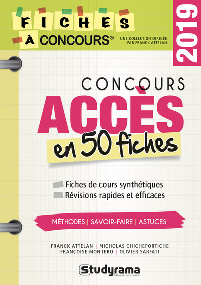 Picture of Le concours d'accès en 50 fiches