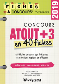 Picture of Concours atout +3 en 40 fiches 2019