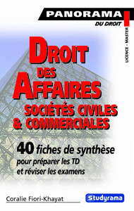 Picture of Droit des affaires : sociétés civiles et commerciales