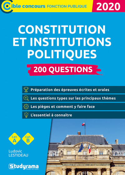Picture of La constitution et les institutions politiques 200 questions 2020