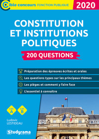 Picture of La constitution et les institutions politiques 200 questions 2020