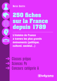 Picture of 250 fiches sur la France depuis 1789