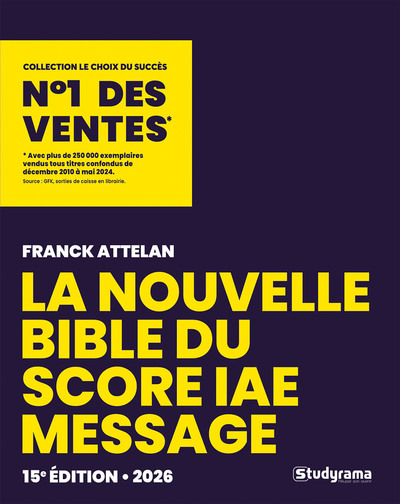 Image de La Bible du Score IAE Message 2026