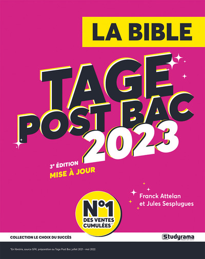 Picture of La bible Tage post bac 2023
