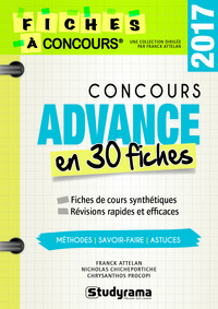 Picture of Concours advance en 30 fiches 2017