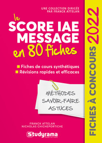 Image de LE SCORE IAE MESSAGE EN 80 FICHES