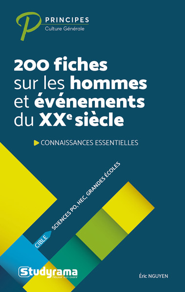 Picture of 200 fiches sur les hommes et événements du XXe siècle