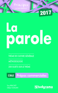 Image de Parole - thème de culture générale prépas commerciales 2017