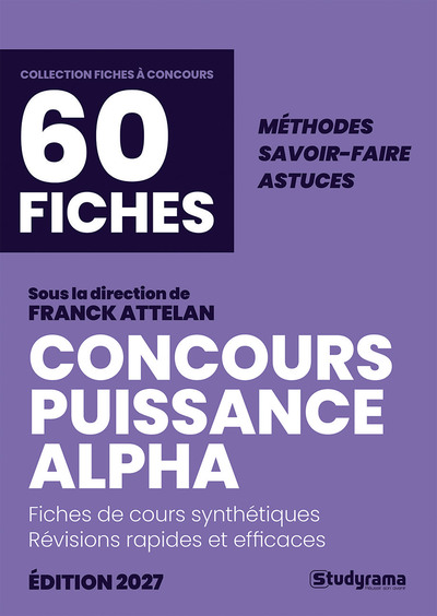 Picture of Concours Puissance Alpha en 50 fiches