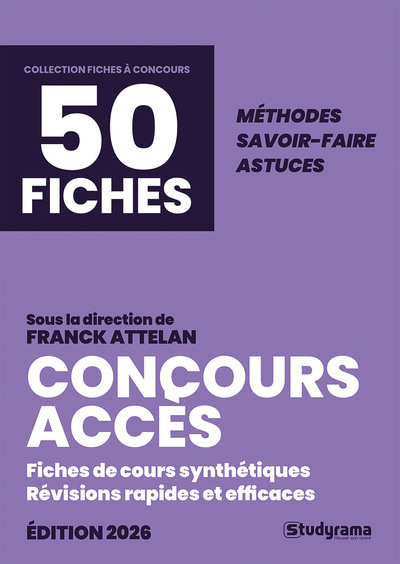 Image de Concours ACCES en 50 fiches