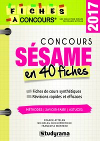 Picture of Concours sésame en 40 fiches 2017